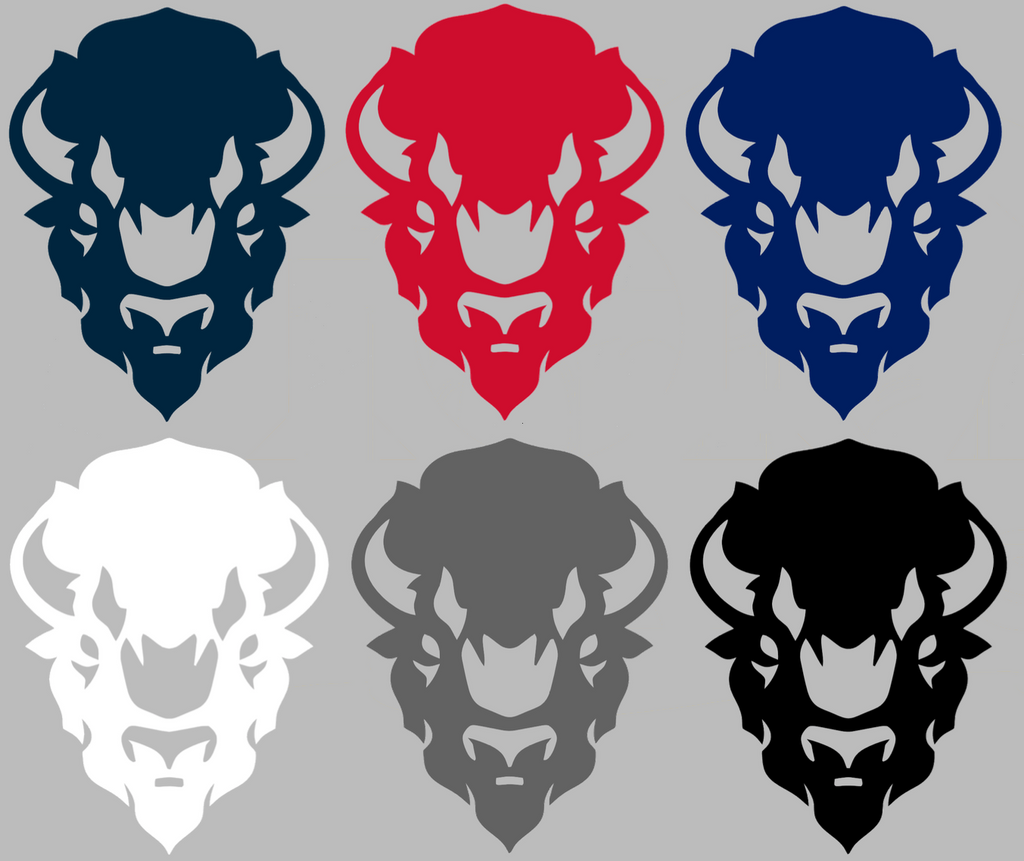Howard Bison Team Logo Premium DieCut Vinyl Decal PICK COLOR & SIZE