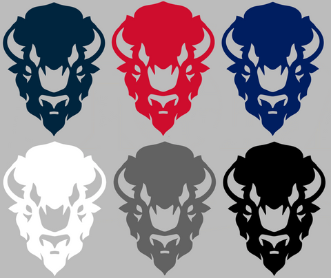 Howard Bison Team Logo Premium DieCut Vinyl Decal PICK COLOR & SIZE