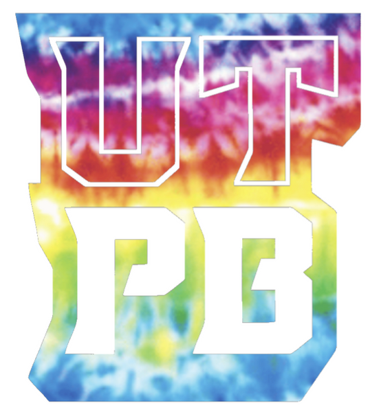 UTPB Falcons Team Logo Crucial Catch Cancer Tie Dye Vinyl Decal PICK SIZE