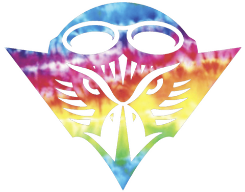 UT Martin Skyhawks Team Logo Crucial Catch Cancer Tie Dye Vinyl Decal PICK SIZE