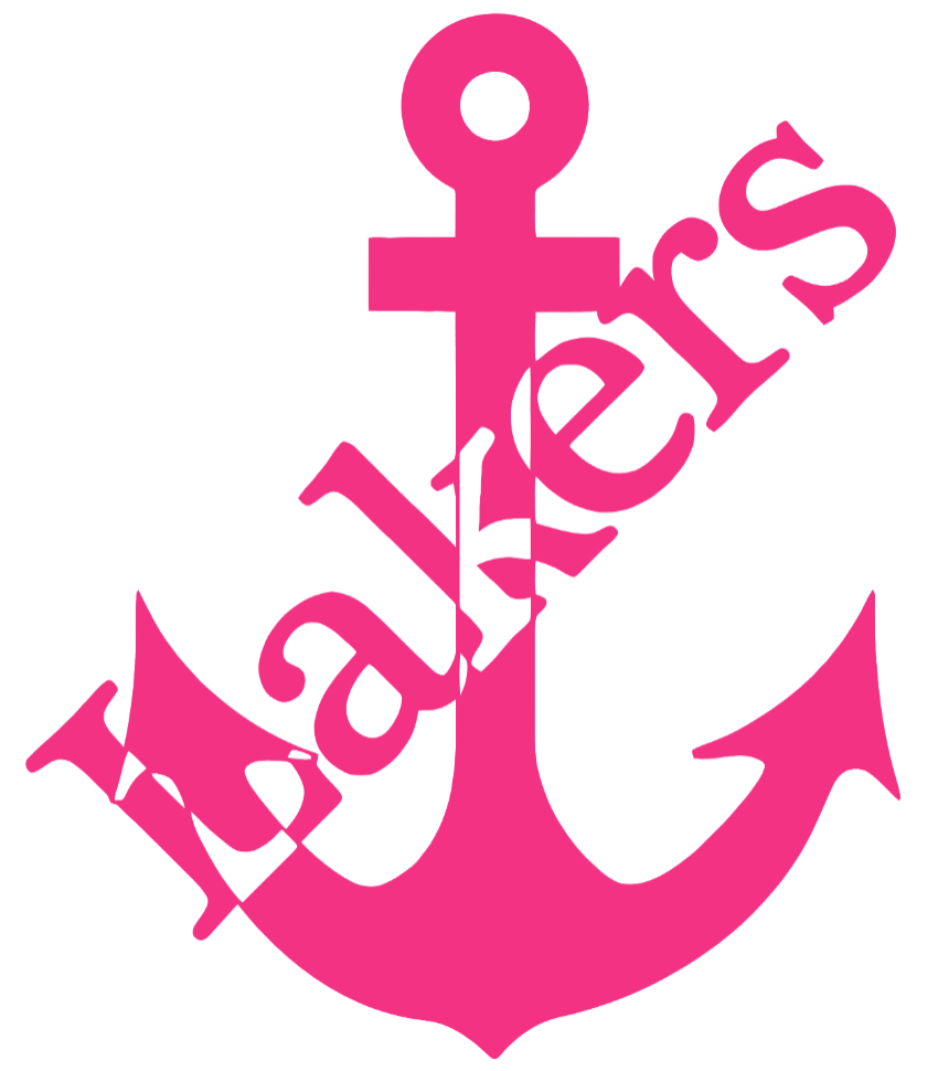 Lake Superior State Lakers HOT PINK Team Logo Premium DieCut Vinyl Decal PICK SIZE