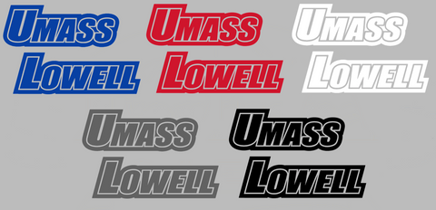 UMass Lowell River Hawks Team Name Logo Premium DieCut Vinyl Decal PICK COLOR & SIZE