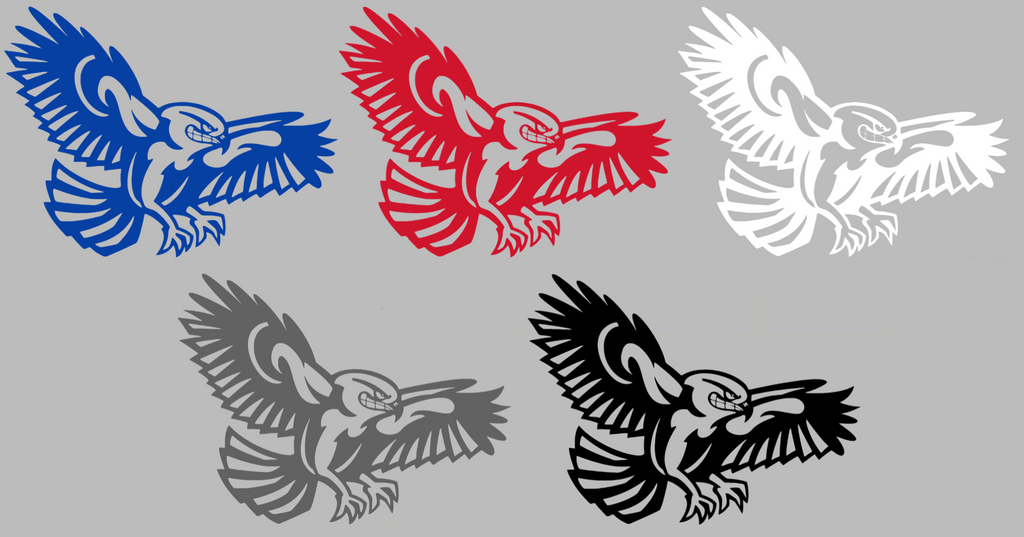 UMass Lowell River Hawks Retro Throwback Logo Premium DieCut Vinyl Decal PICK COLOR & SIZE