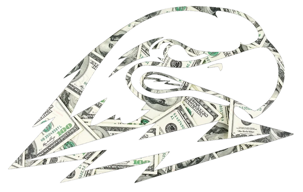 Southern Utah Thunderbirds Team Logo Money Print Premium DieCut Vinyl Decal PICK SIZE