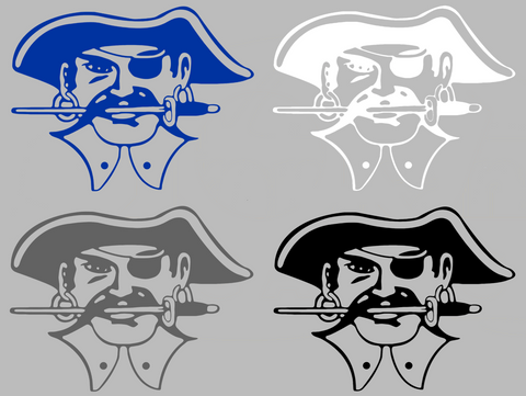 Seton Hall Pirates Retro Throwback Logo Premium DieCut Vinyl Decal PICK COLOR & SIZE