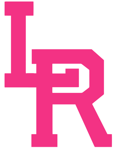 Little Rock Trojans HOT PINK LR Logo Premium DieCut Vinyl Decal PICK SIZE