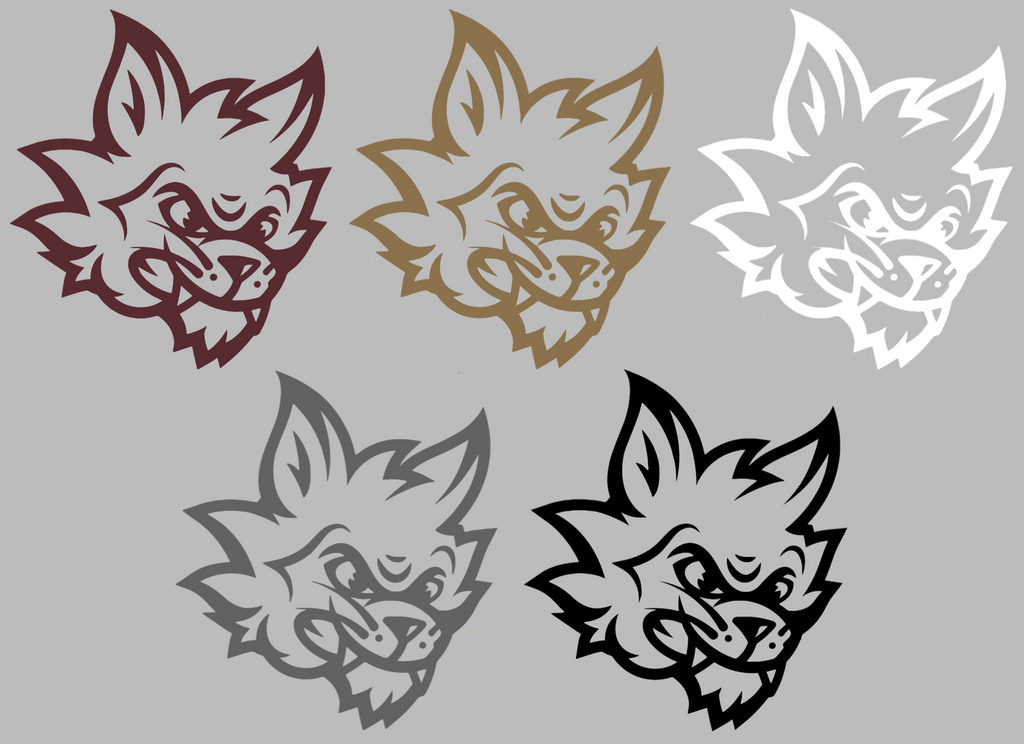 Texas State Bobcats Mascot Logo Premium DieCut Vinyl Decal PICK COLOR & SIZE