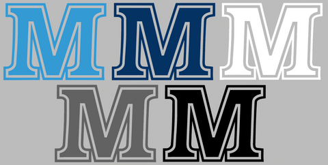 Maine Black Bears M Logo Premium DieCut Vinyl Decal PICK COLOR & SIZE