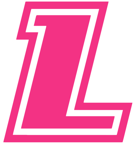 Loyola Maryland Greyhounds HOT PINK Team Logo Premium DieCut Vinyl Decal PICK SIZE