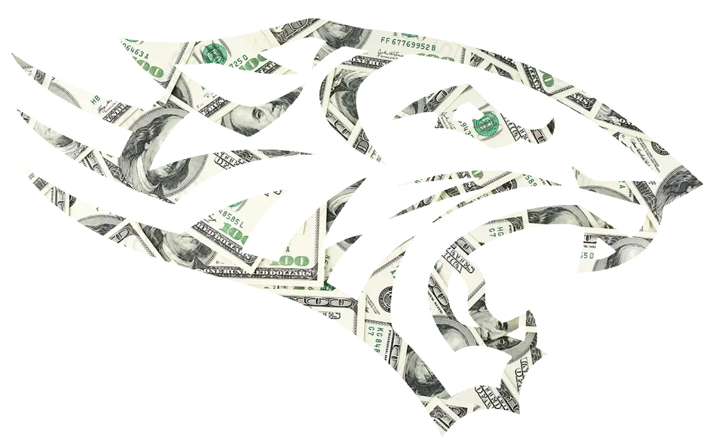 Towson Tigers Team Logo Money Print Premium DieCut Vinyl Decal PICK SIZE