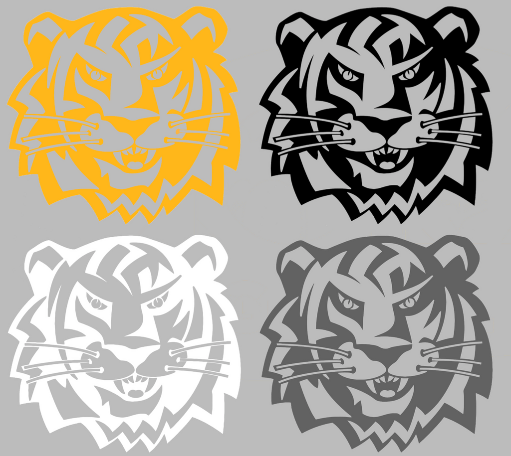 Towson Tigers Retro Throwback Logo Premium DieCut Vinyl Decal PICK COLOR & SIZE