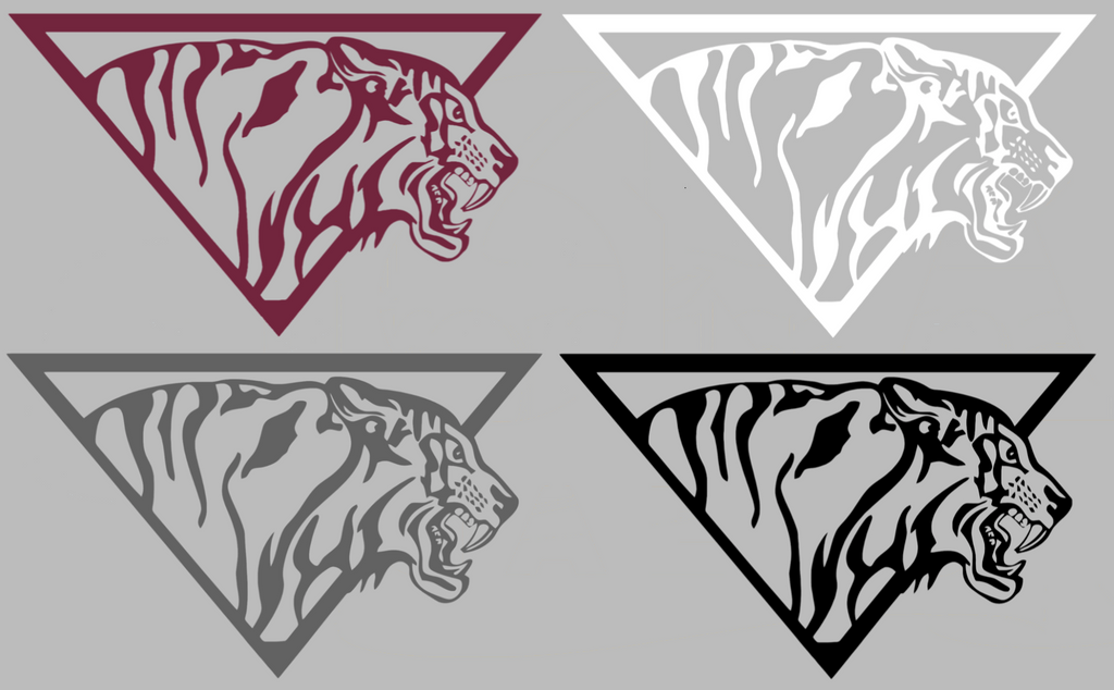 Texas Southern Tigers Retro Throwback Logo Premium DieCut Vinyl Decal PICK COLOR & SIZE