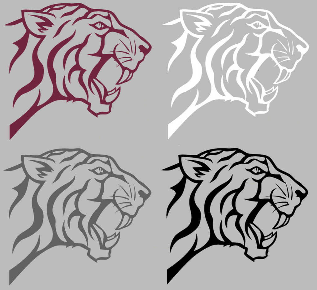 Texas Southern Tigers Mascot Logo Premium DieCut Vinyl Decal PICK COLOR & SIZE