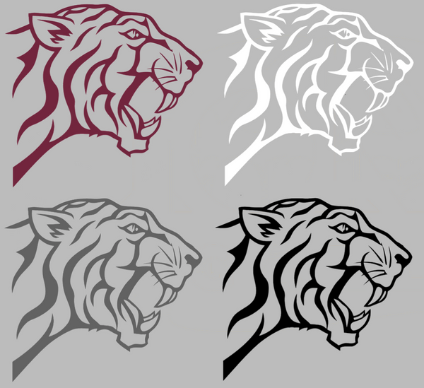 Texas Southern Tigers Mascot Logo Premium DieCut Vinyl Decal PICK COLOR & SIZE