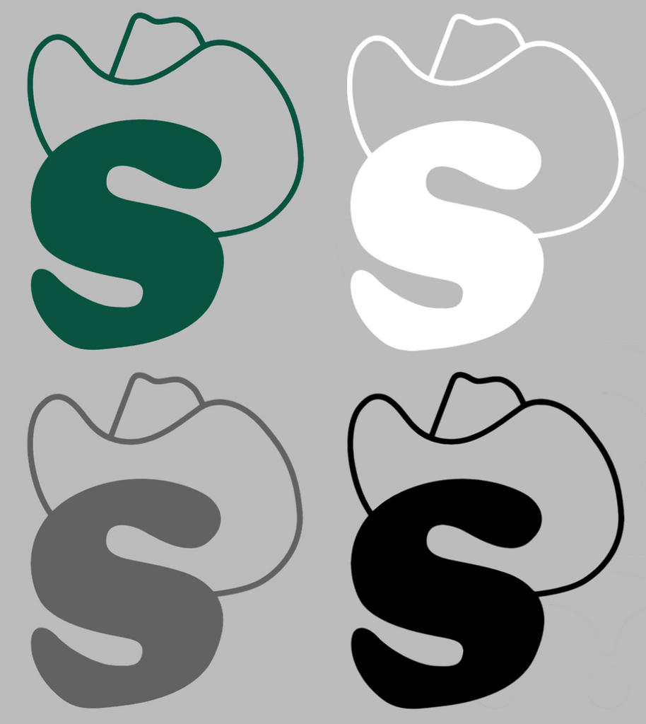 Stetson Hatters Retro Throwback Logo Premium DieCut Vinyl Decal PICK COLOR & SIZE