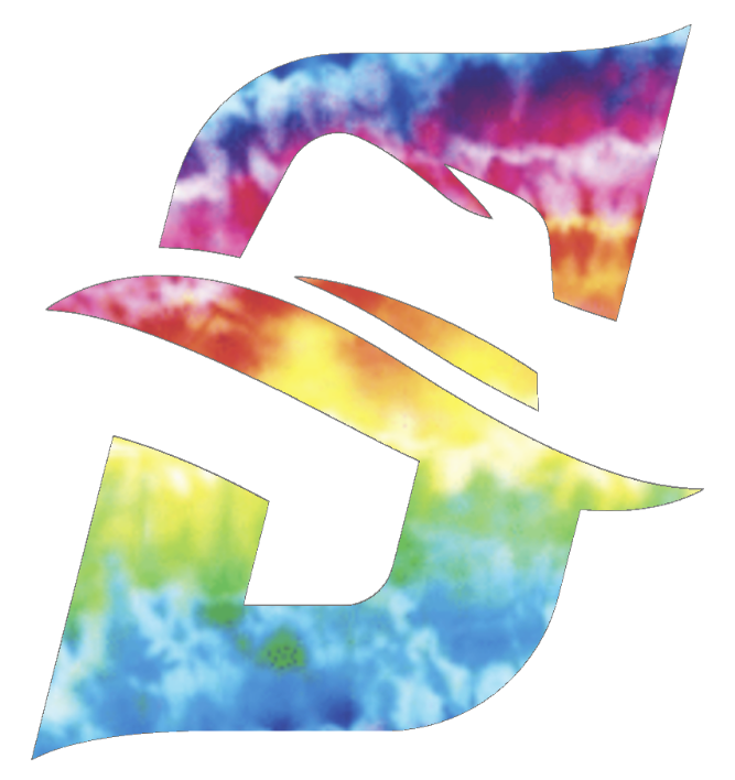 Stetson Hatters Team Logo Crucial Catch Cancer Tie Dye Vinyl Decal PICK SIZE