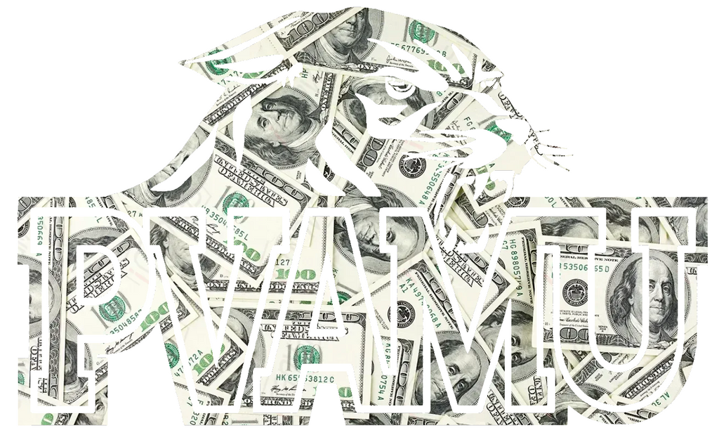 Prairie View A&M Panthers Team Logo Money Print Premium DieCut Vinyl Decal PICK SIZE