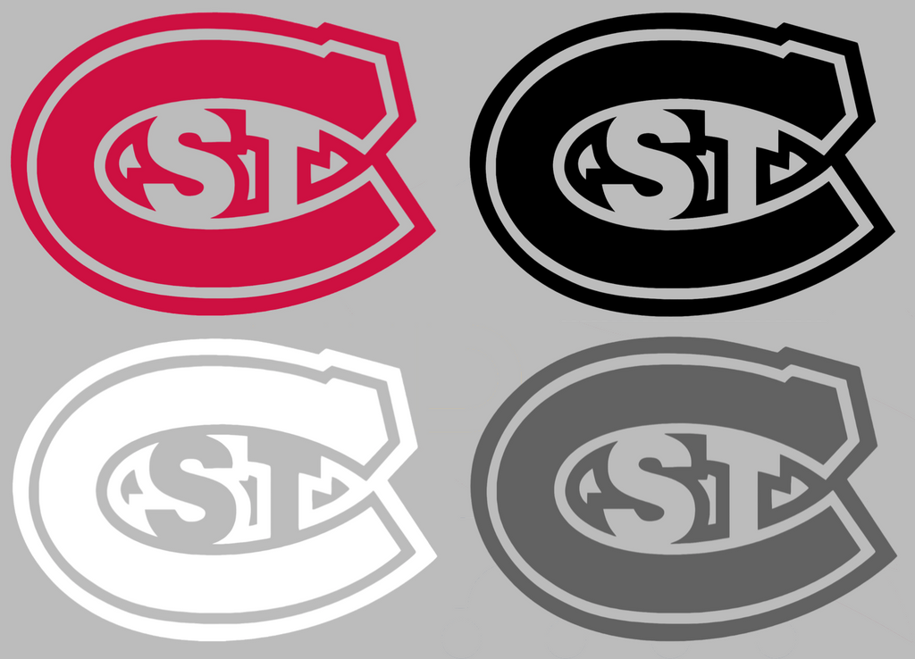St Cloud State Huskies Team Logo Premium DieCut Vinyl Decal PICK COLOR & SIZE