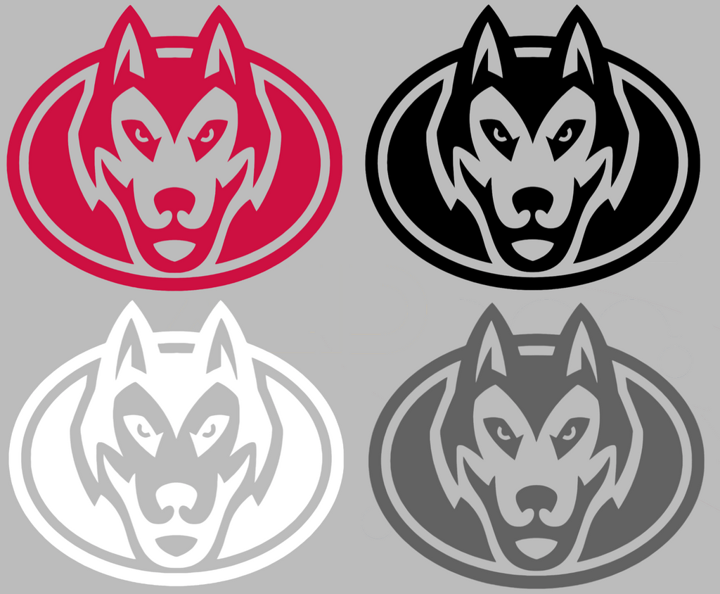 St Cloud State Huskies Mascot Logo Premium DieCut Vinyl Decal PICK COLOR & SIZE