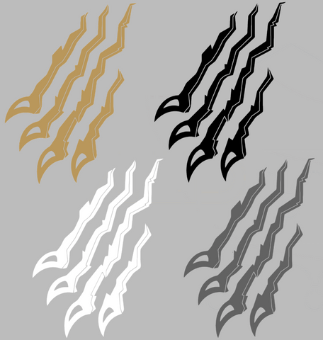 Oakland Golden Grizzlies Retro Throwback Logo Premium DieCut Vinyl Decal PICK COLOR & SIZE