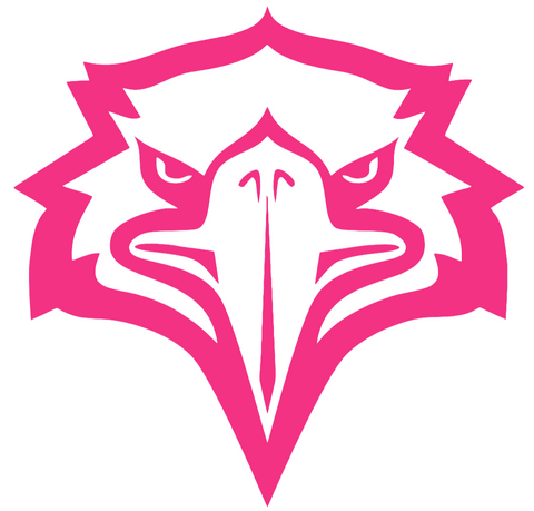 Morehead State Eagles HOT PINK Team Logo Premium DieCut Vinyl Decal PICK SIZE