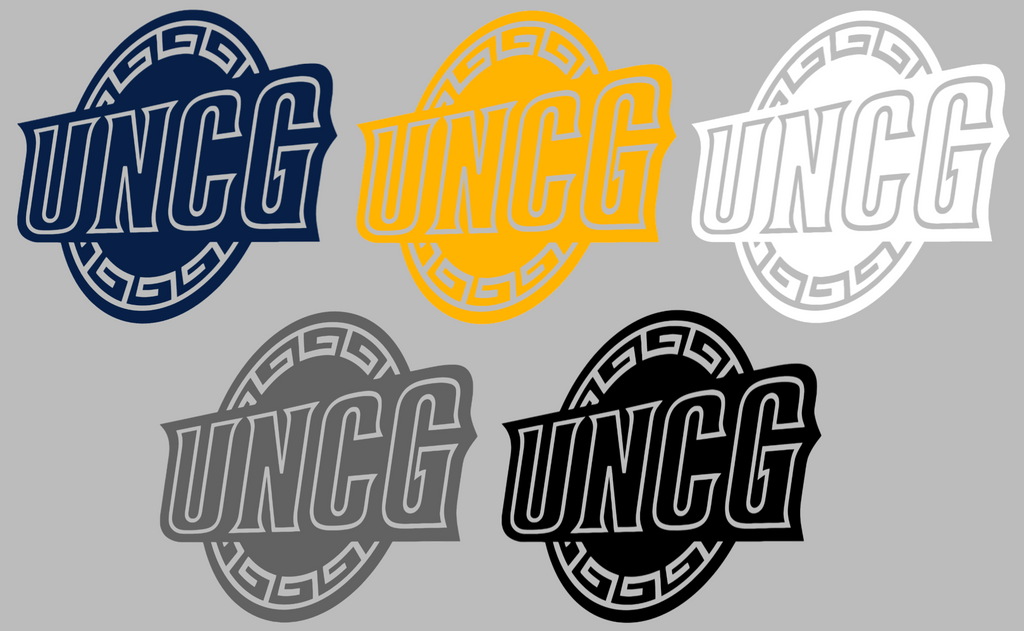 NC Greensboro Spartans Retro Throwback Logo Premium DieCut Vinyl Decal PICK COLOR & SIZE