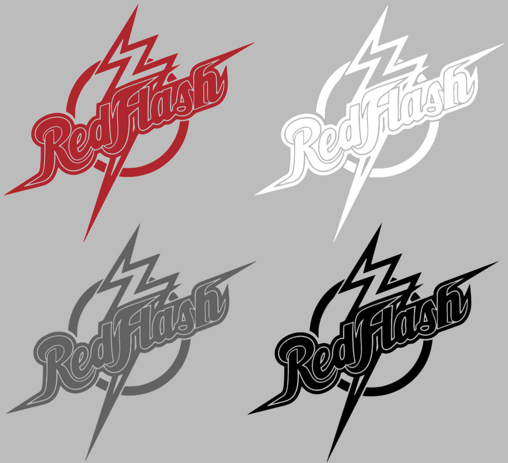 Saint Francis Red Flash Retro Throwback Logo Premium DieCut Vinyl Decal PICK COLOR & SIZE