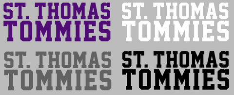 St Thomas Tommies Team Name Logo Premium DieCut Vinyl Decal PICK COLOR & SIZE