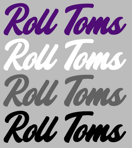 St Thomas Tommies Roll Toms Logo Premium DieCut Vinyl Decal PICK COLOR & SIZE