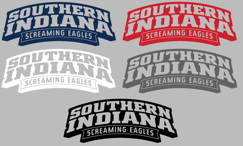 Southern Indiana Screaming Eagles Team Name Logo Premium DieCut Vinyl Decal PICK COLOR & SIZE