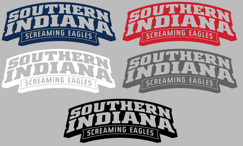 Southern Indiana Screaming Eagles Team Name Logo Premium DieCut Vinyl Decal PICK COLOR & SIZE
