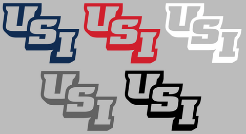 Southern Indiana Screaming Eagles USI Logo Premium DieCut Vinyl Decal PICK COLOR & SIZE