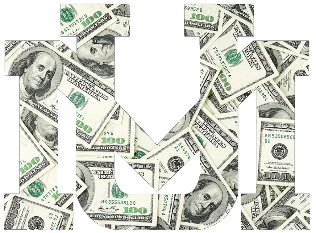 Montana Grizzlies UM Logo Money Print Premium DieCut Vinyl Decal PICK SIZE