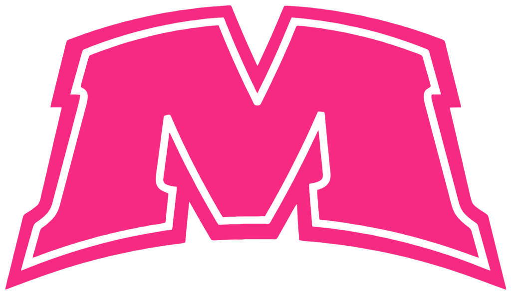 Morehead State Eagles HOT PINK M Logo Premium DieCut Vinyl Decal PICK SIZE