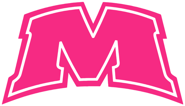 Morehead State Eagles HOT PINK M Logo Premium DieCut Vinyl Decal PICK SIZE
