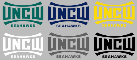 NC Wilmington Seahawks Team Name Logo Premium DieCut Vinyl Decal PICK COLOR & SIZE