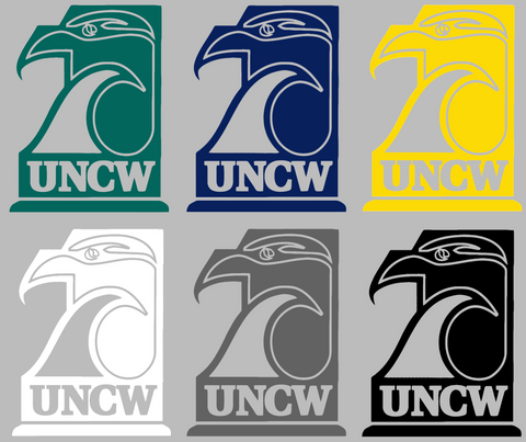 NC Wilmington Seahawks Retro Throwback Logo Premium DieCut Vinyl Decal PICK COLOR & SIZE