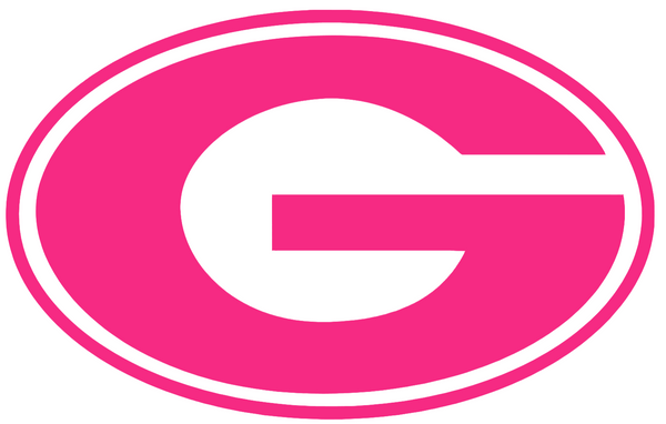 Grambling State Tigers HOT PINK Team Logo Premium DieCut Vinyl Decal PICK SIZE