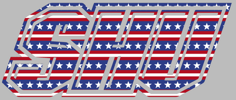 Sacred Heart Pioneers Team Logo Stars & Stripes USA American Flag Vinyl Decal PICK SIZE