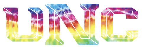 Northern Colorado Bears Team Logo Crucial Catch Cancer Tie Dye Vinyl Decal PICK SIZE