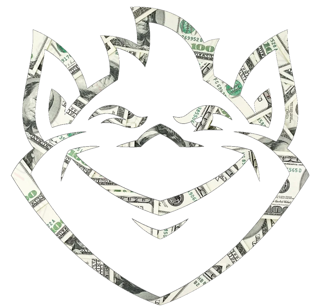 Saint Louis Billikens Team Logo Money Print Premium DieCut Vinyl Decal PICK SIZE