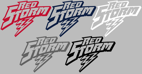 St Johns Red Storm Retro Throwback Logo Premium DieCut Vinyl Decal PICK COLOR & SIZE