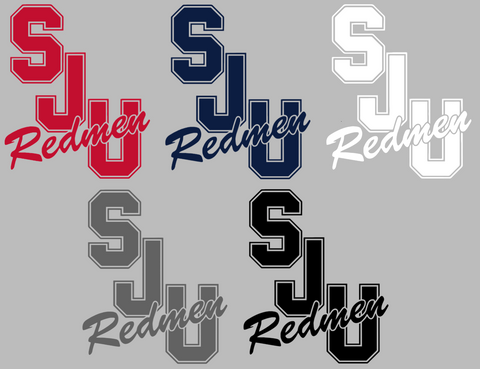 St Johns Red Storm Retro Throwback Logo Premium DieCut Vinyl Decal PICK COLOR & SIZE