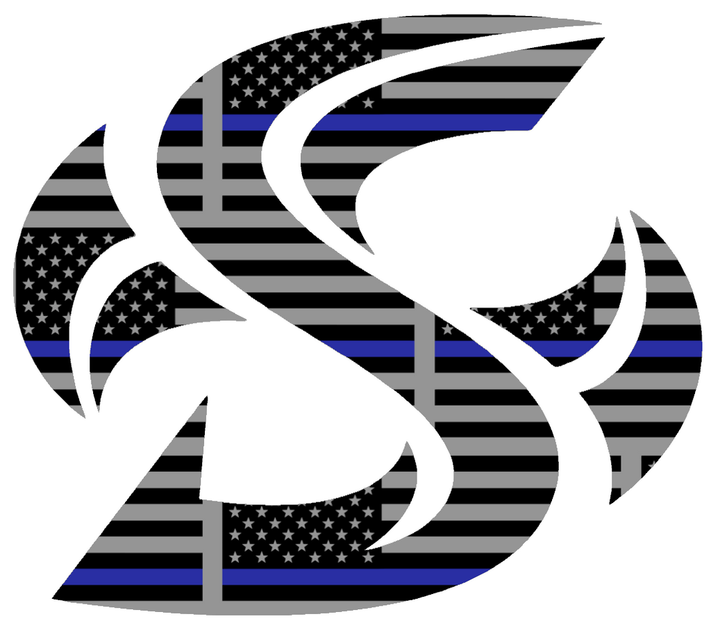 Sacramento State Hornets Team Logo Thin Blue Line American Flag Premium DieCut Vinyl Decal PICK SIZE