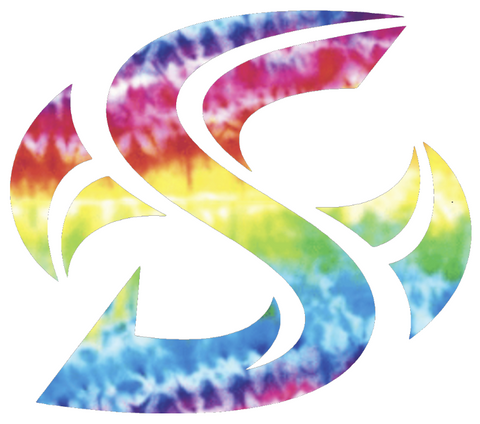 Sacramento State Hornets Team Logo Crucial Catch Cancer Tie Dye Vinyl Decal PICK SIZE