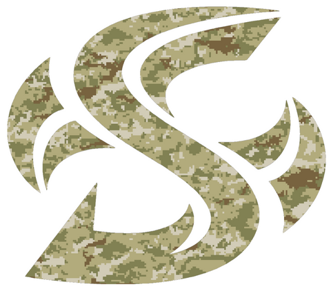 Sacramento State Hornets Team Logo Salute to Service Camouflage Camo Vinyl Decal PICK SIZE