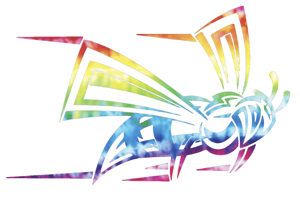 Sacramento State Hornets Mascot Logo Crucial Catch Cancer Tie Dye Vinyl Decal PICK SIZE