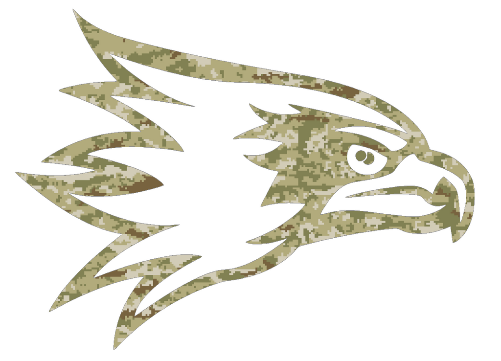 SE Missouri State Redhawks Team Logo Salute to Service Camouflage Camo Vinyl Decal PICK SIZE