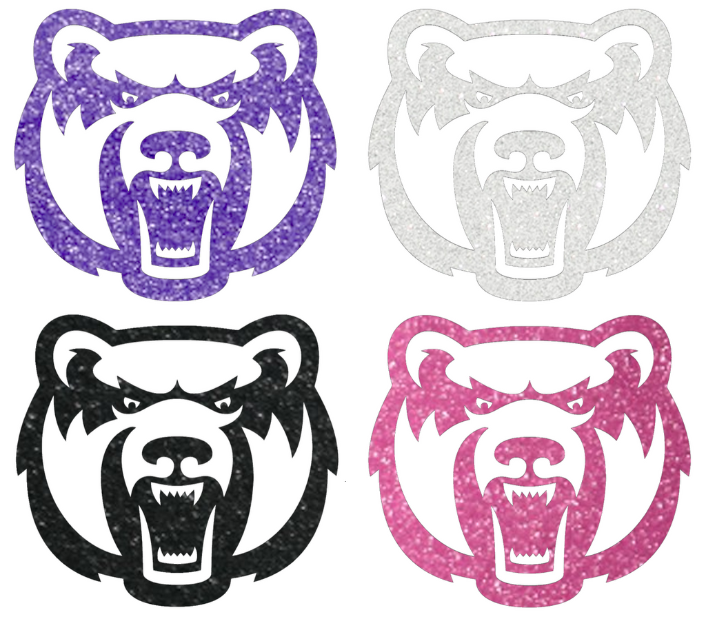 Central Arkansas Bears Metallic Sparkle Team Logo Premium DieCut Vinyl Decal PICK COLOR & SIZE