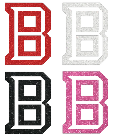 Bradley Braves Metallic Sparkle Alternate Logo Premium DieCut Vinyl Decal PICK COLOR & SIZE